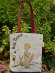 The Little Prince with the Fox and Planet Tote Bag