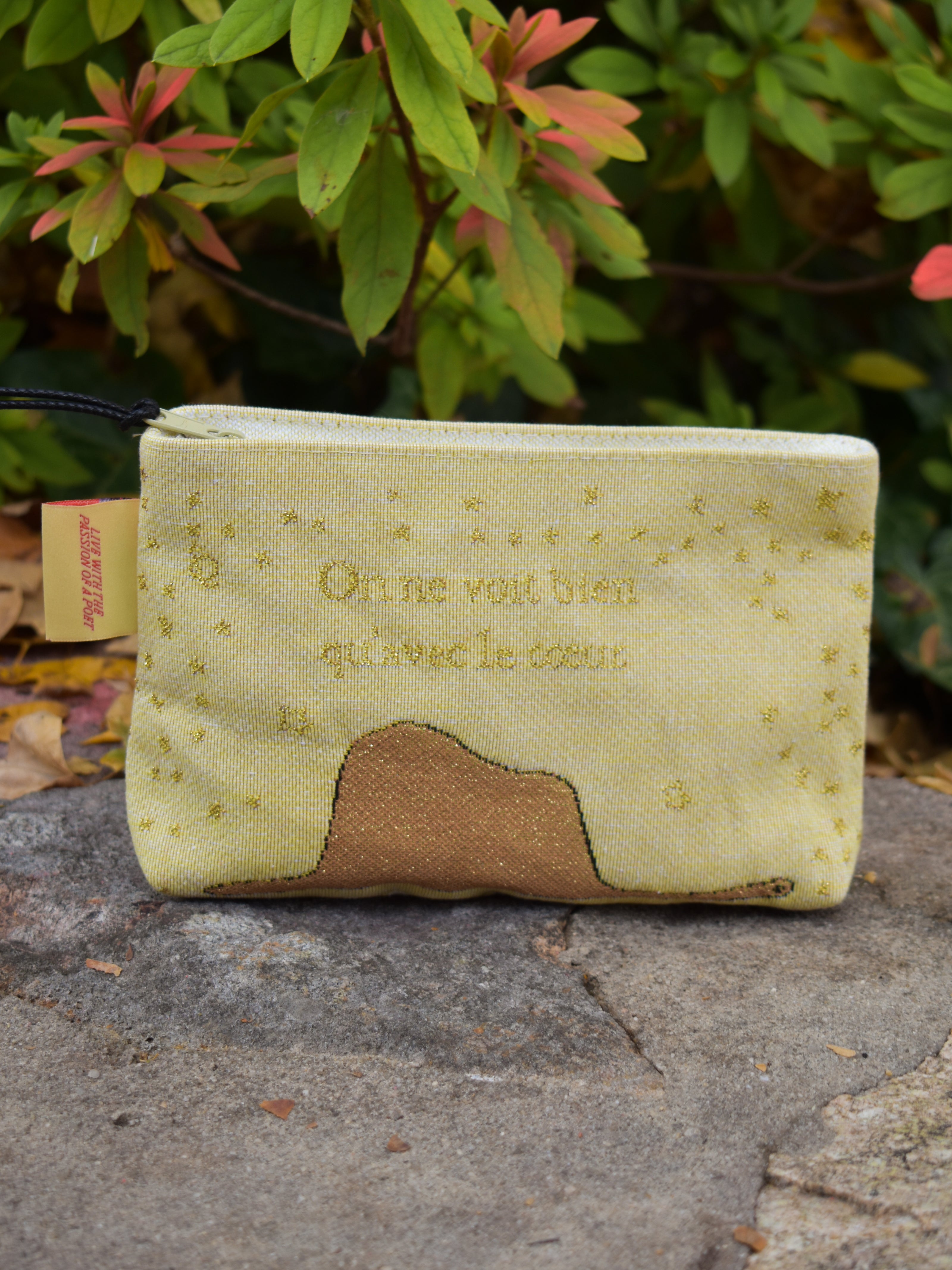 The Little Prince Boa and Elephant (On ne voit bien qu'avec le cœur) Pouch