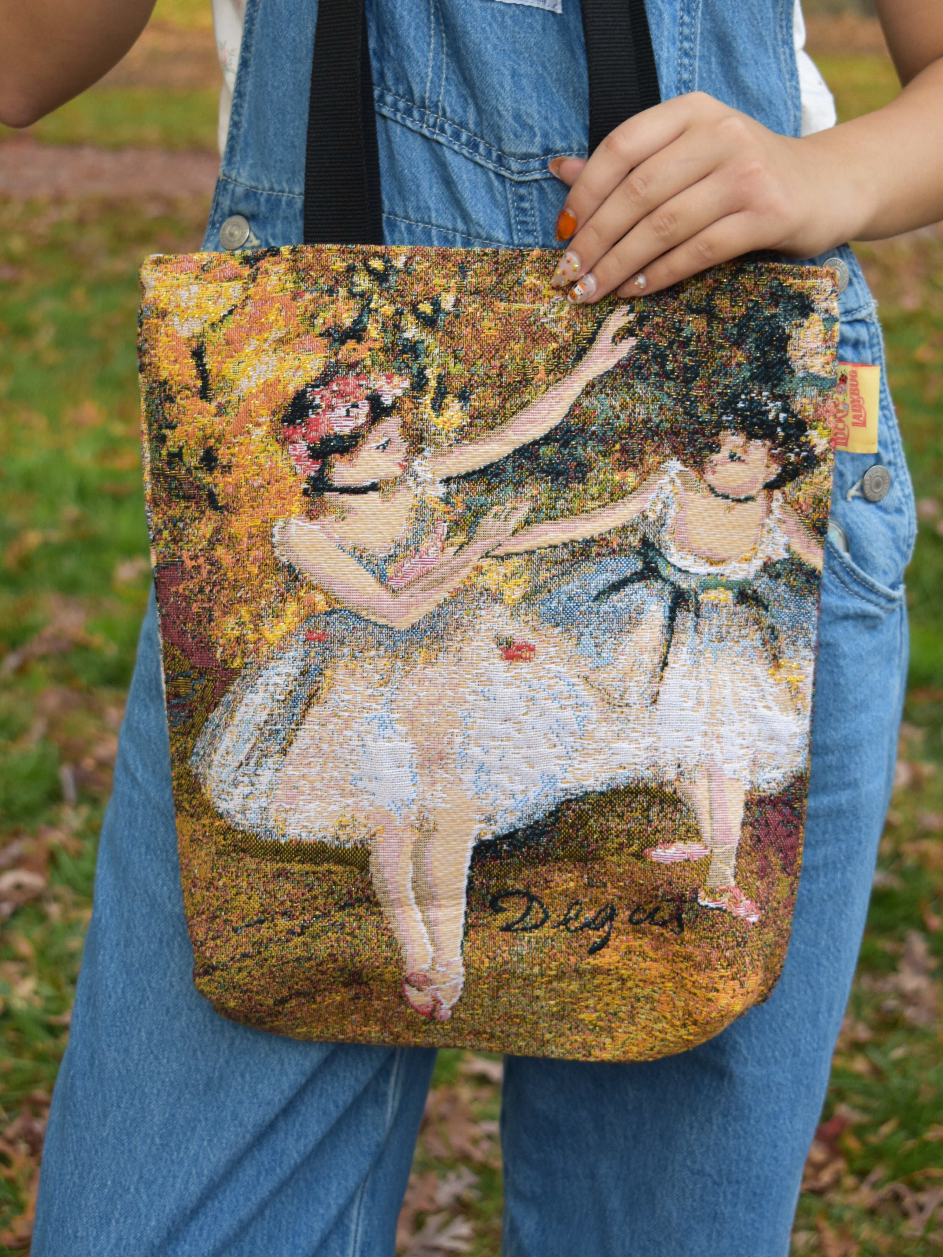 Two Dancers on a Stage (Edgar Degas) Tote Bag