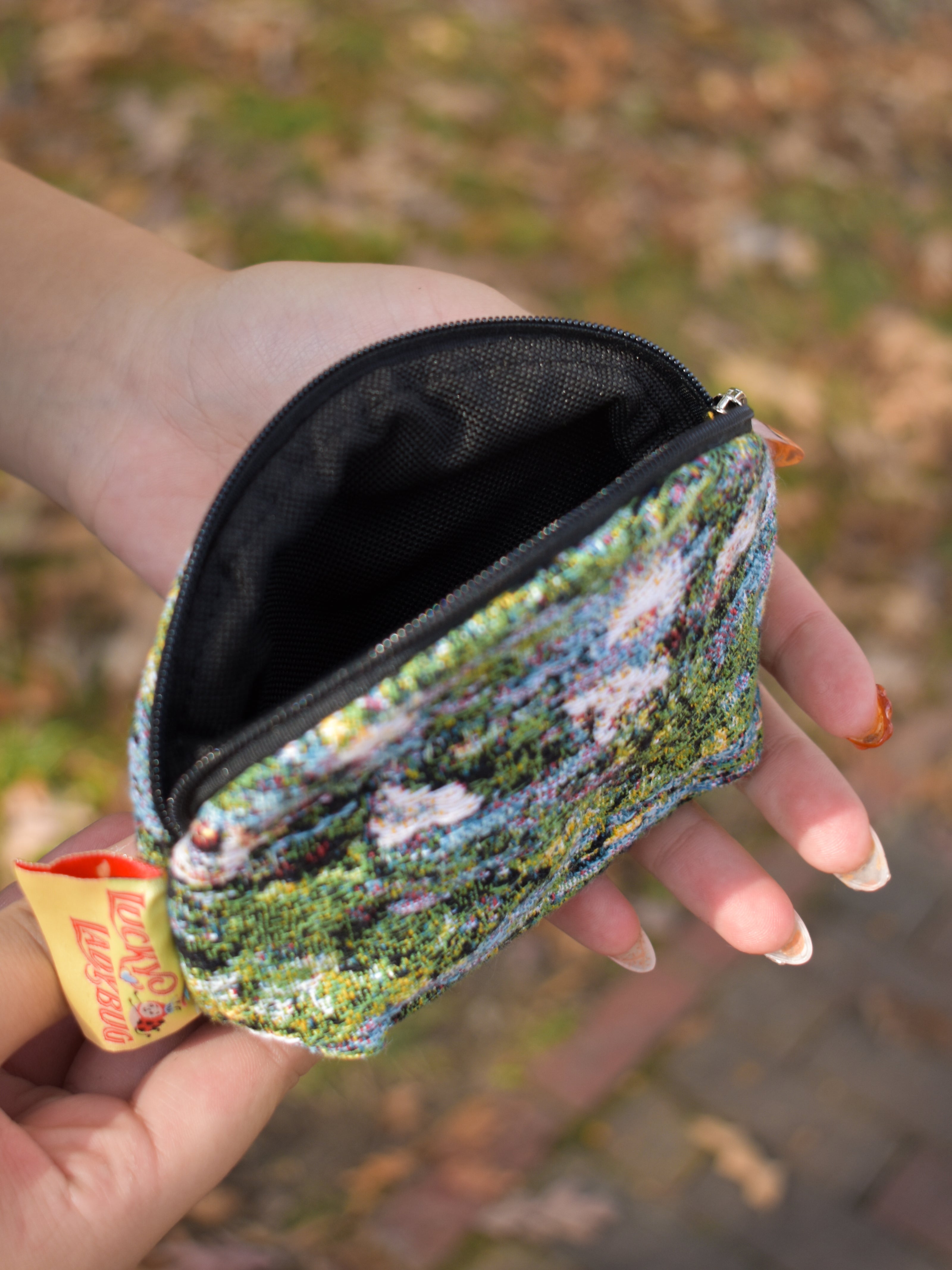 Bridge of Giverny (Monet) Round Coin Pouch