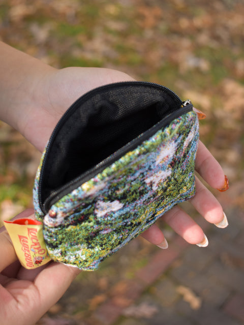 Water Lilies (Monet) Round Coin Pouch