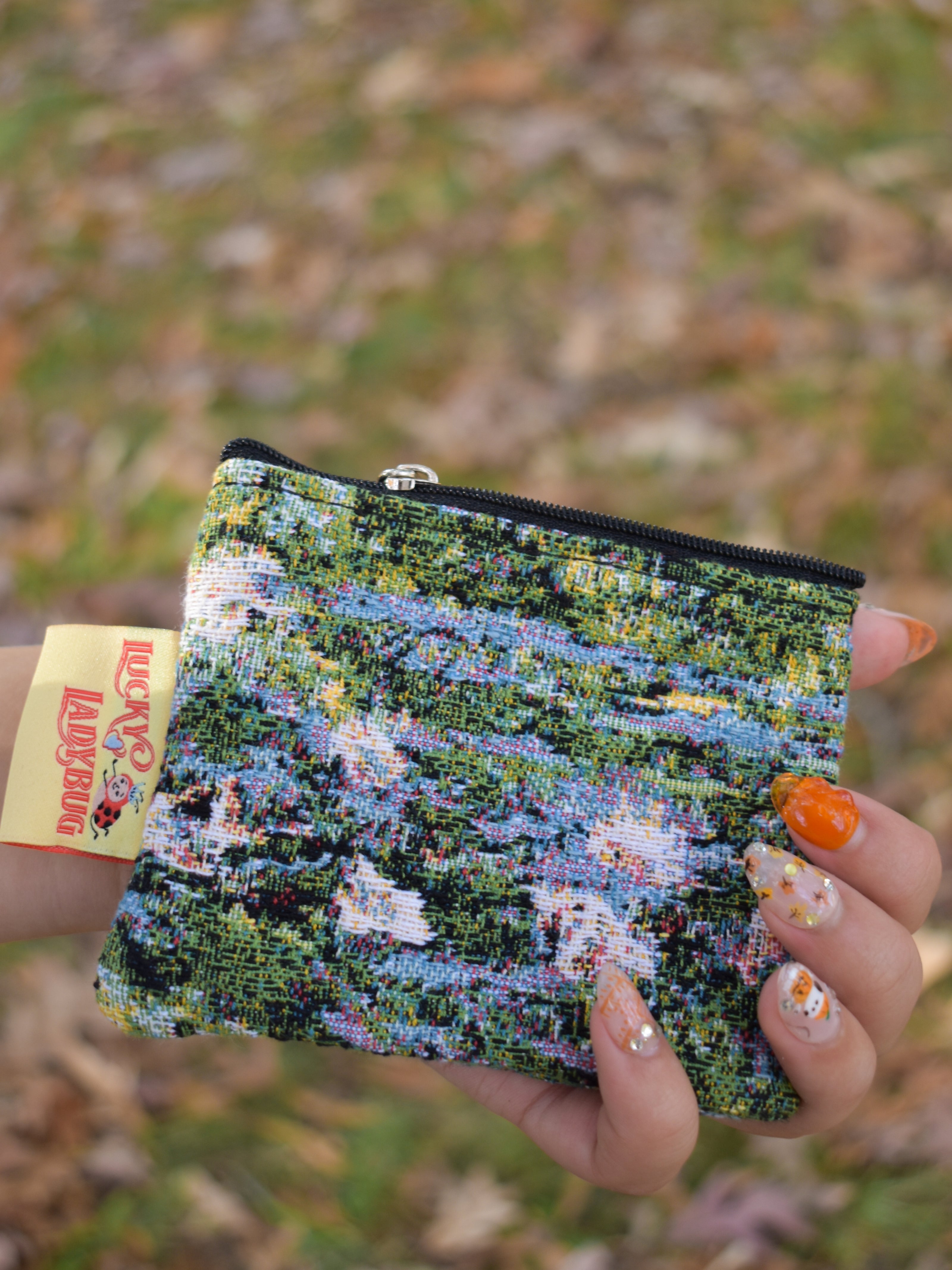 Bridge of Giverny (Monet) Rectangle Coin Pouch