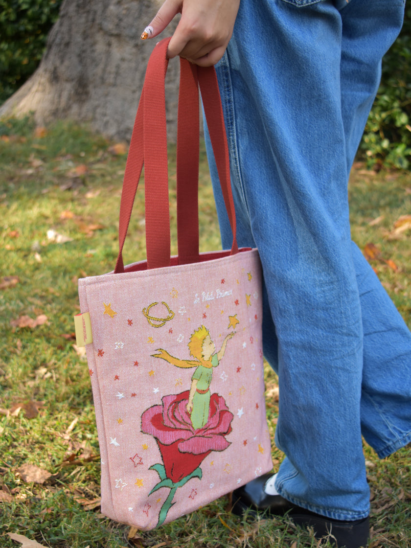 The Little Prince and a Rose Tote Bag