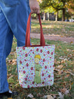 The Little Prince on Flowers Tote Bag