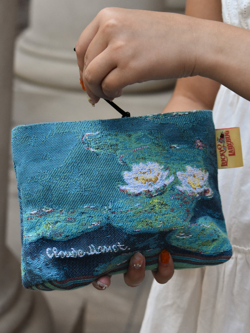 Water Lilies Effet du Soir Pouch