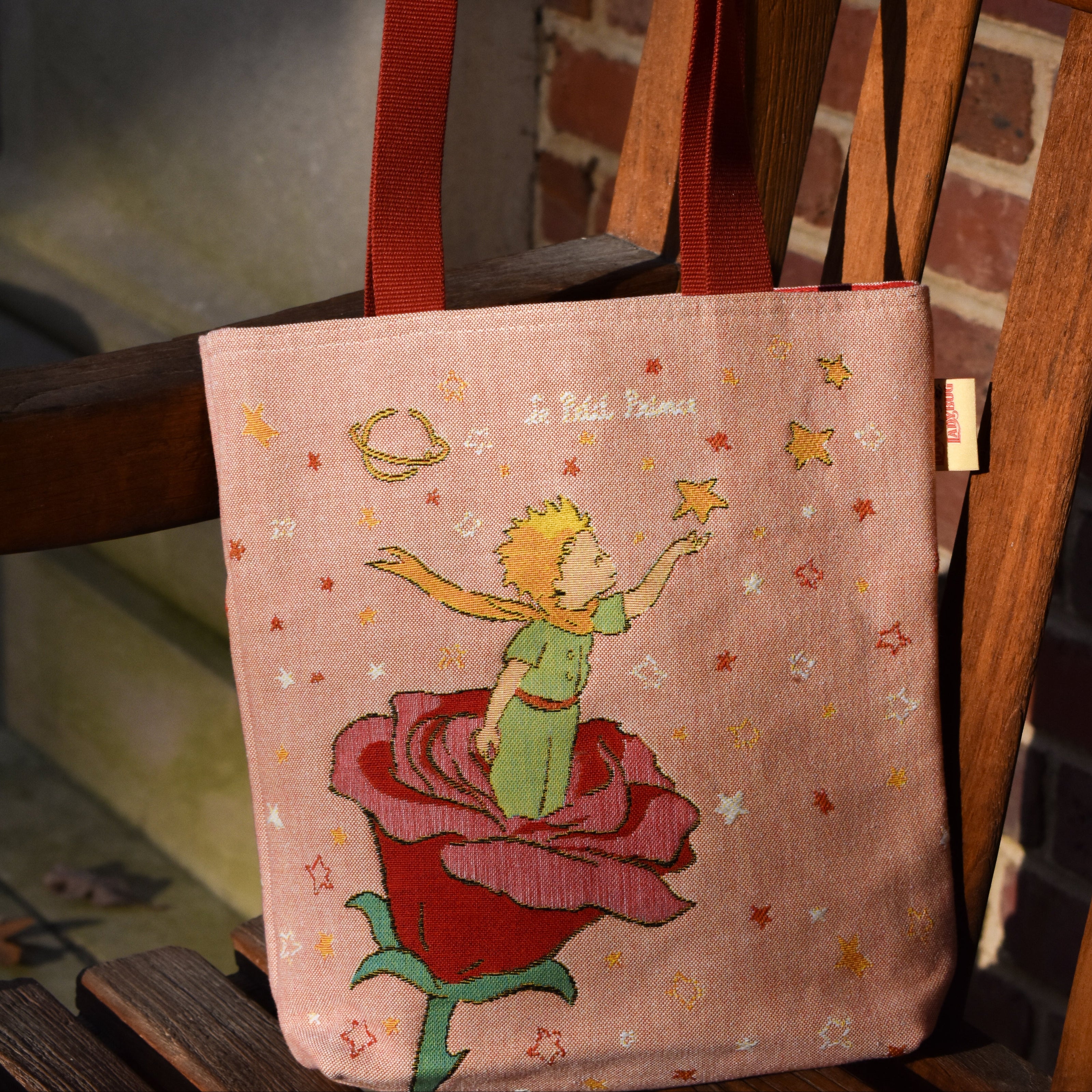 The Little Prince and a Rose Tote Bag
