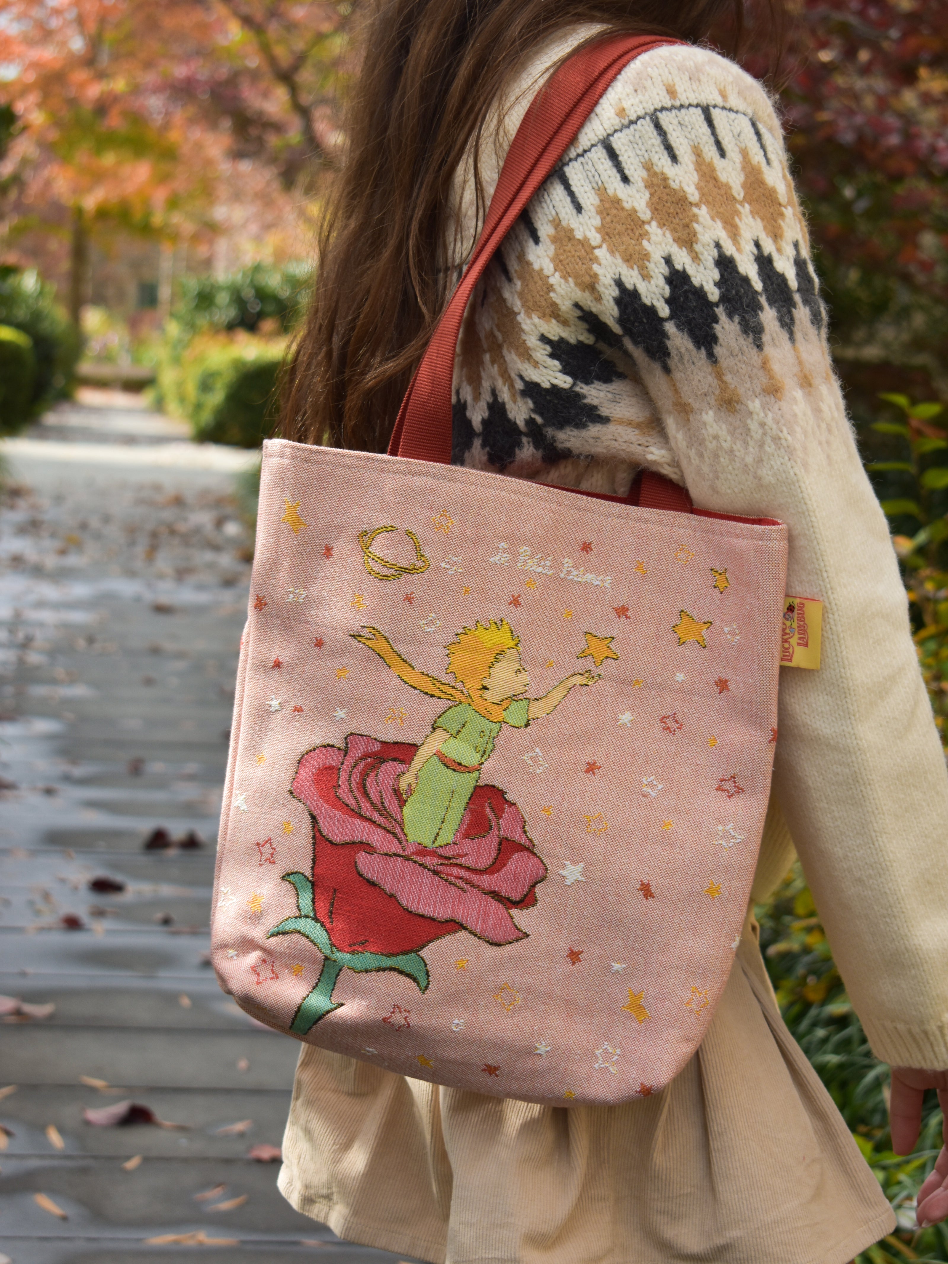 The Little Prince and a Rose Tote Bag