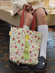 The Little Prince on Flowers Tote Bag