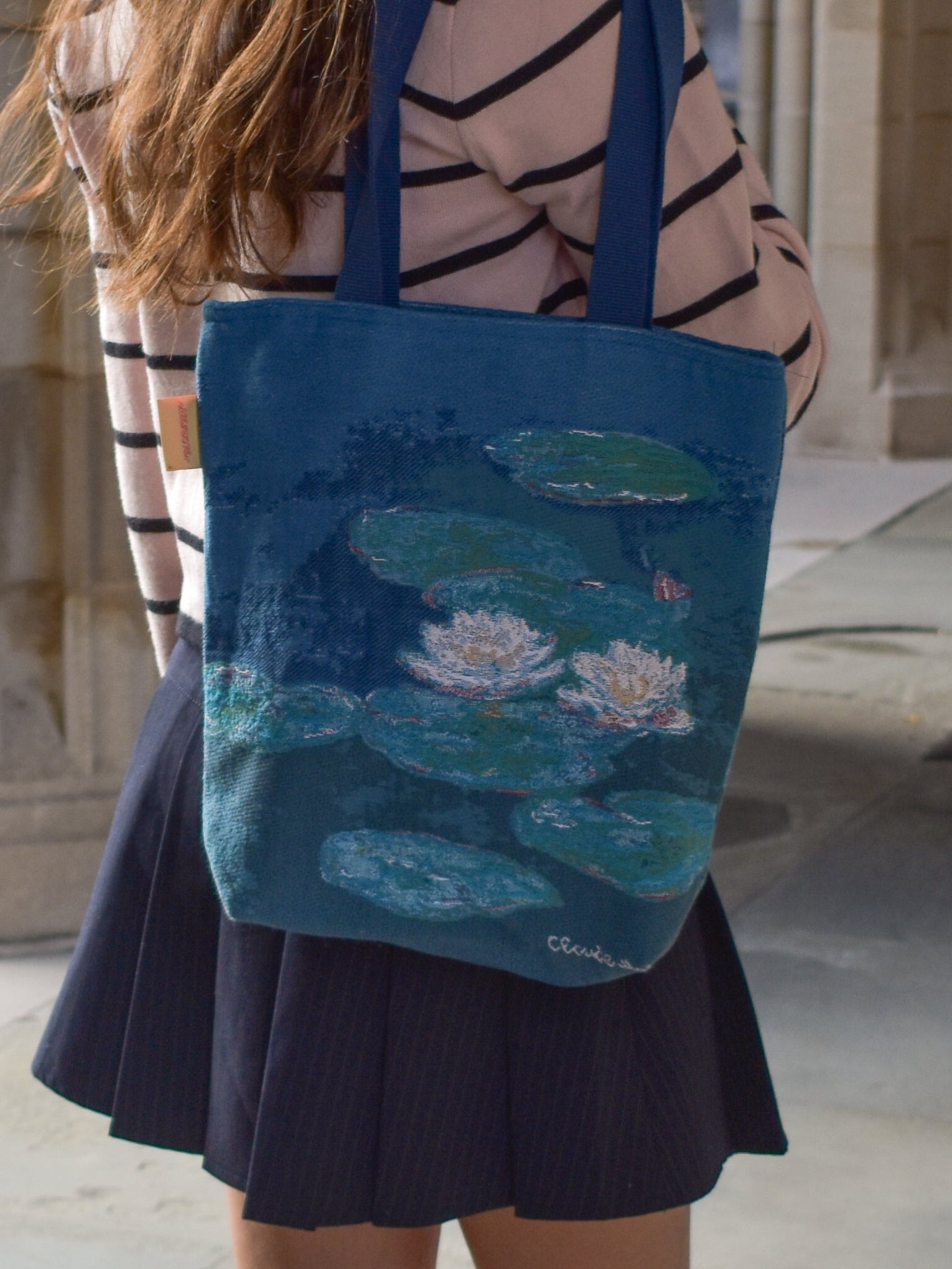 Water Lilies Effet du Soir (Monet) Tote Bag