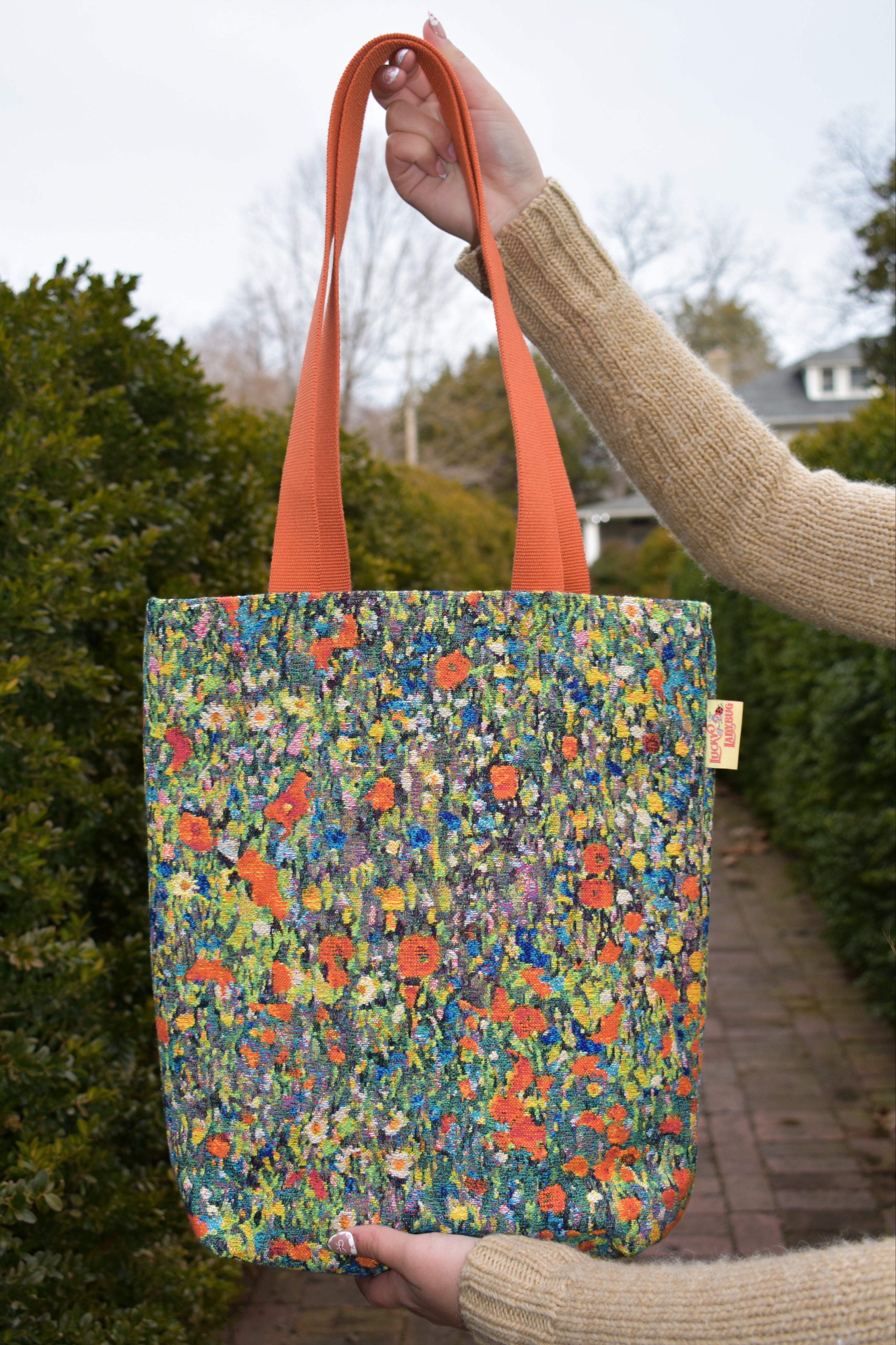 Field of Poppies (Gustav Klimt) Tote Bag