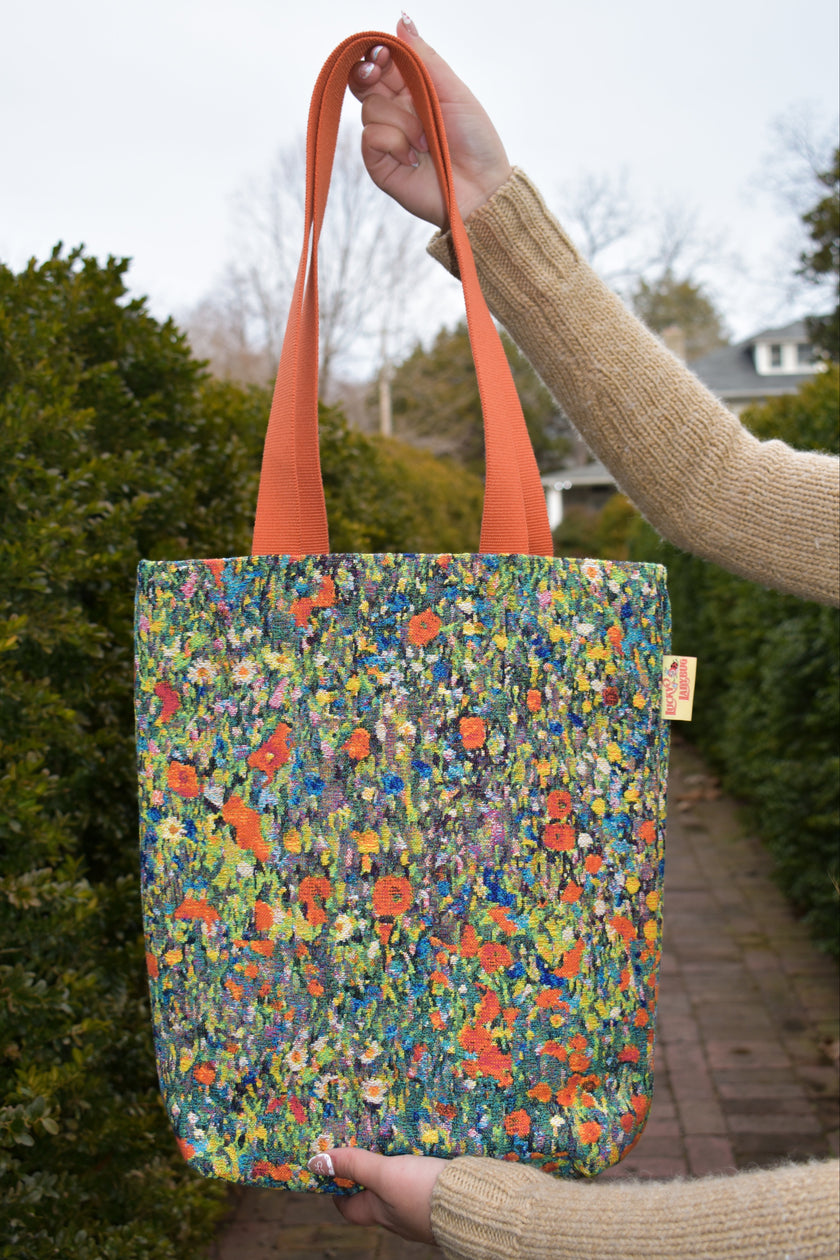 Field of Poppies (Gustav Klimt) Tote Bag