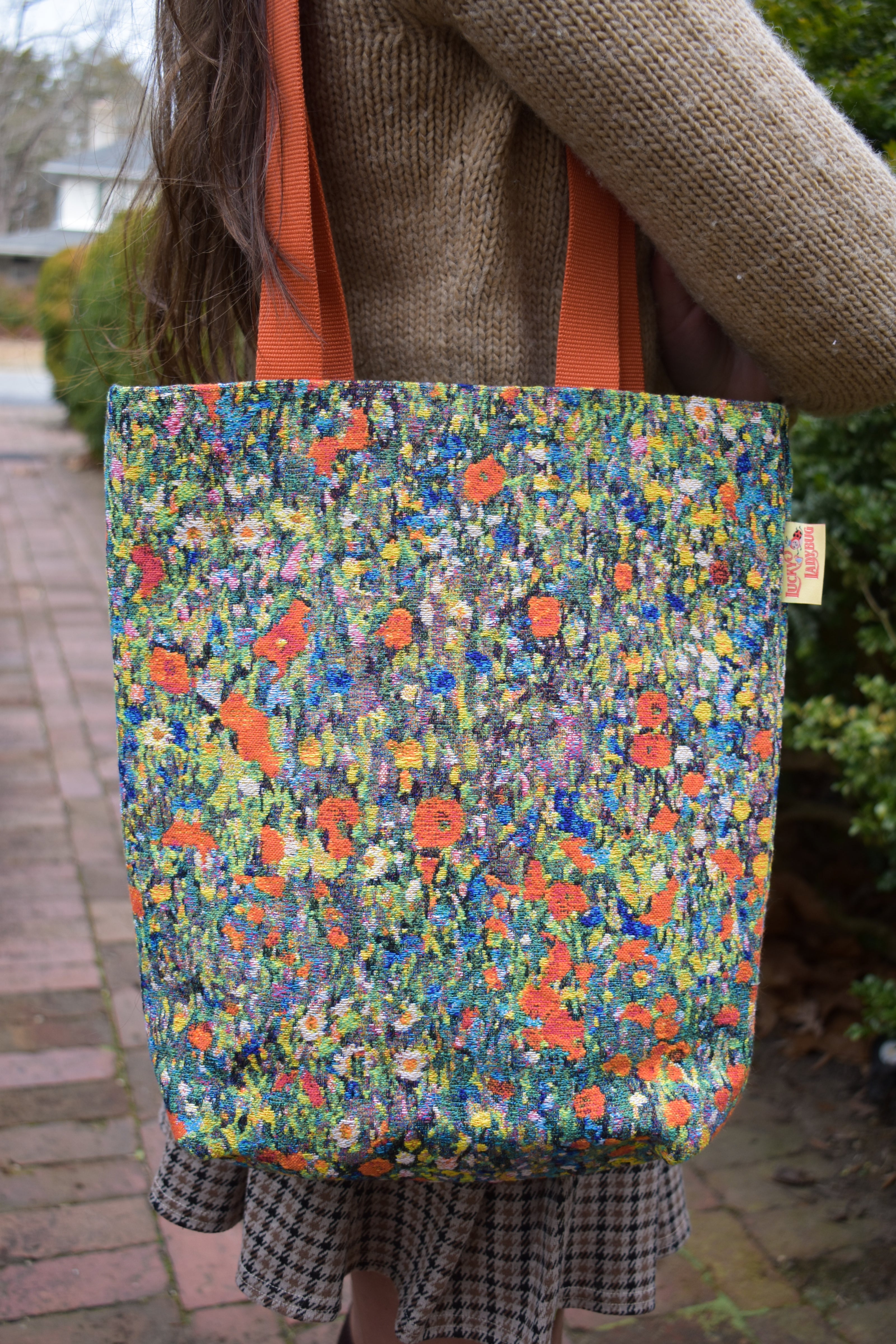 Field of Poppies (Gustav Klimt) Tote Bag