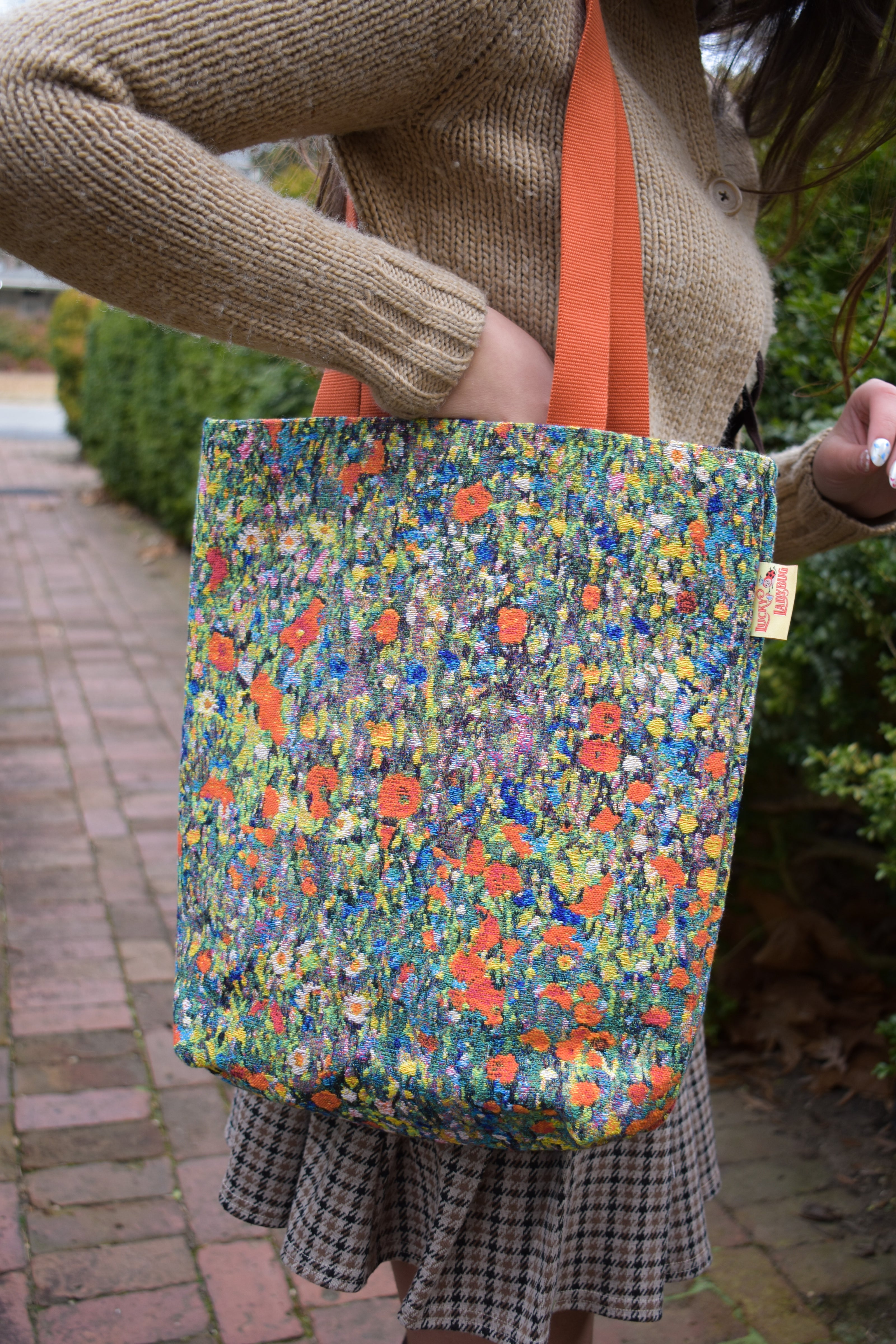 Field of Poppies (Gustav Klimt) Tote Bag