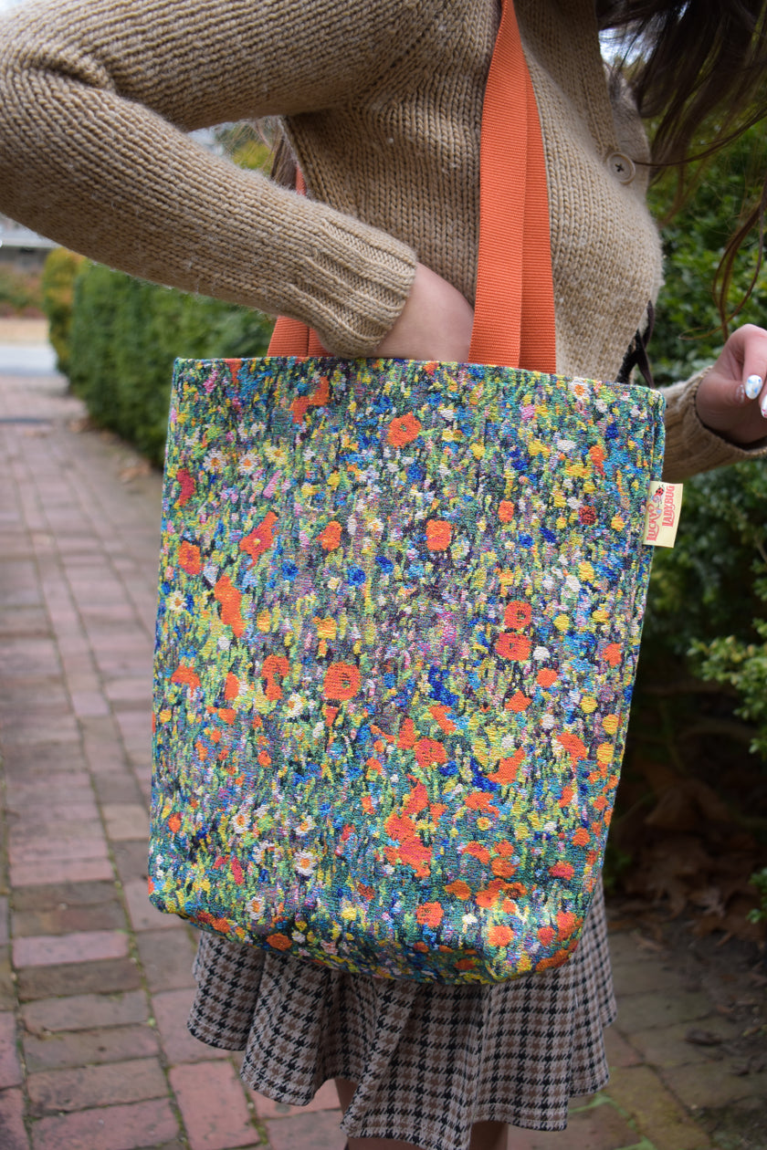 Field of Poppies (Gustav Klimt) Tote Bag