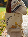 The Little Prince Facing the Stars Tote Bag